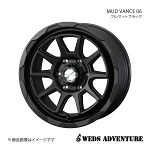 WEDS-ADVENTURE/MUD VANCE 06 nCG[XS 200n zC[ 1{ 0040206y16×6.5J 6-139.7 INSET38 FULL MAT BLACKz