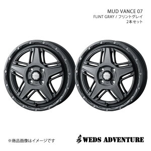 WEDS-ADVENTURE/MUD VANCE 07 eKXy[X B11A zC[ 2{Zbg 0040541×2y14×4.5J 4-100 INSET45 FLINT GRAYz