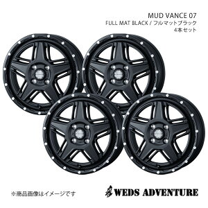 WEDS-ADVENTURE/MUD VANCE 07 [NX ML21S zC[ 4{Zbg 0040529×4y14×4.5J 4-100 INSET45 FULL MAT BLACKz