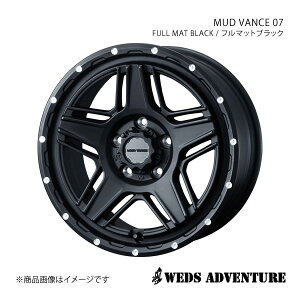 WEDS-ADVENTURE/MUD VANCE 07 AEg_[ GF/GGn dp[LOu[Lԏ zC[ 1{ 0040535y16×7.0J 5-114.3 INSET38 FULL MAT BLACKz