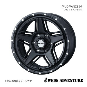 WEDS-ADVENTURE/MUD VANCE 07 nCG[Xo 200n zC[ 1{ 0040536y17×6.5J 6-139.7 INSET38 FULL MAT BLACK (t}bgubN)z
