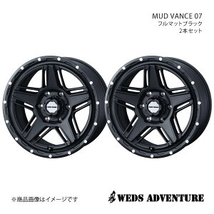 WEDS-ADVENTURE/MUD VANCE 07 nCG[XS 200n zC[ 2{Zbg 0040531×2y15×6.0J 6-139.7 INSET33 FULL MAT BLACKz