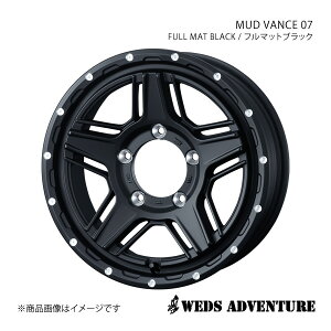 WEDS-ADVENTURE/MUD VANCE 07 Wj[VG JB74 zC[ 1{ 0040532y15×6.0J 5-139.7 INSET0 FULL MAT BLACK (t}bgubN)z