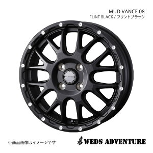 WEDS-ADVENTURE/MUD VANCE 08 TNV[h 160n zC[ 1{ 0041122y14×5.0J 4-100 INSET35 FLINT BLACKz