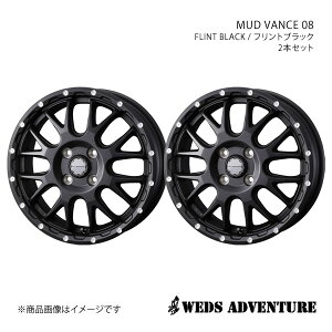 WEDS-ADVENTURE/MUD VANCE 08 Xy[VA/Xy[VAx[X MK53S/MK33V zC[ 2{Zbg 0041123×2y15×4.5J 4-100 INSET45 FLINT BLACKz