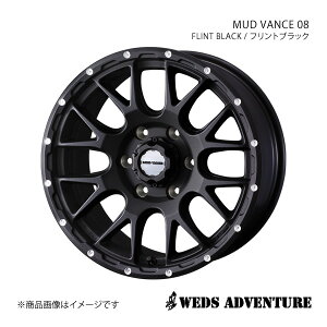 WEDS-ADVENTURE/MUD VANCE 08 nCG[XS 200n zC[ 1{ 0041128y16×6.5J 6-139.7 INSET38 FLINT BLACKz