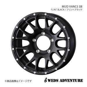 WEDS-ADVENTURE/MUD VANCE 08 Wj[VG JB43 zC[ 1{ 0041124y15×6.0J 5-139.7 INSET0 FLINT BLACKz