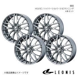 LEONIS/MX インプレッサG4 GK系 アルミホイール4本セット【18×7.0J 5-100 INSET47 HS3/SC】0037431×4