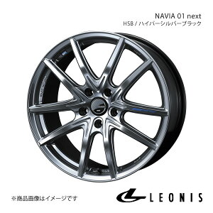 LEONIS/NAVIA 01 next }[NX 130n 4WD 4/6|bgLp[ zC[ 1{ 0039691y17×7.0J 5-114.3 INSET42 HSB(nCp[Vo[ubN)z