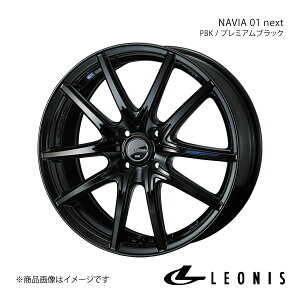 LEONIS/NAVIA 01 next J[tB[_[ 160n ^CTCY(185/60-15) zC[ 1{ 0039680y15×5.5J 4-100 INSET43 PBK(v~AubN)z