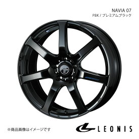 LEONIS/NAVIA 07 MINI F60 クロスオーバー クーパーD YT20/42BT20 アルミホイール1本【18×8.0J 5-112 INSET42 PBK(プレミアムブラック)】0040099