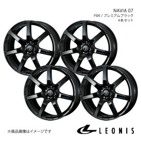 LEONIS/NAVIA 07 インプレッサWRX STI GRB/GRF/GVB/GVF アルミホイール4本セット【18×8.0J5-114.3 INSET42 PBK】0039580×4