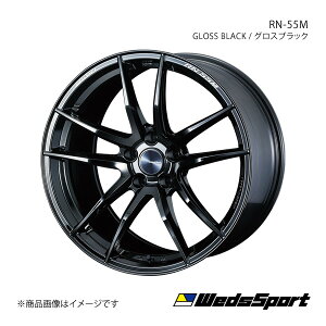 wedssport/RN-05M GS 190n 4WD ^CTCY(225/45-18) zC[ 1{ 0072757y18×8.5J 5-114.3 INSET45 GLOSS BLACK(OXubN)z