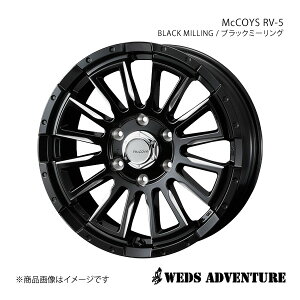 WEDS-ADVENTURE/McCOYS RV-5 nCG[XS 200n zC[ 1{ 0040985y17×6.5J 6-139.7 INSET38 BLACK MILLING(ubN~[O)z