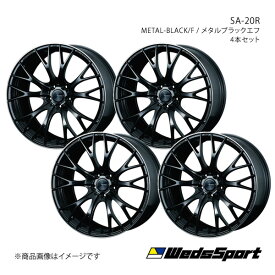 WedsSport/SA-20R アリア FE0 アルミホイール4本セット【19×8.5J 5-114.3 INSET45 METAL-BLACK/F】0072784×4