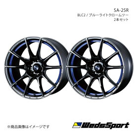 WedsSport/SA-25R ランサーエボリューション10 CZ4A アルミホイール2本セット【18×9.5J 5-114.3 INSET38 BLC2】0073753×2