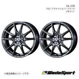 WedsSport/SA-25R ランサーエボリューション10 CZ4A アルミホイール2本セット【18×9.5J 5-114.3 INSET38 PSB】0073752×2