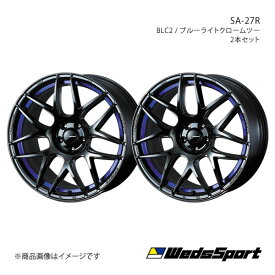 WedsSport/SA-27R レガシィアウトバック BT5 アルミホイール2本セット【18×8.0J 5-114.3 INSET42 BLC2】0074234×2