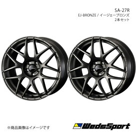 WedsSport/SA-27R バレーノ WB42S アルミホイール2本セット【17×6.5J 4-100 INSET50 EJ-BRONZE】0074183×2