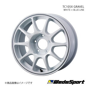 wedssport/TC105X GRAVEL VG^ 170n zC[ 1{ 0073944y15×6.5J 5-100 INSET35 WHITE+BLUE LINEz