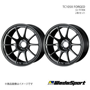 wedssport/TC105X FORGED NE}WFX^ 180n 4WD zC[ 2{Zbg 0073958×2y18×8.5J 5-114.3 INSET43 EJ-TITANz