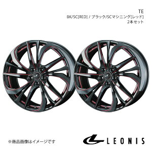 LEONIS/TE CX-30 DMn 4WD zC[ 2{Zbg 0038791×2y19×8.0J 5-114.3 INSET50 BK/SC[RED]z