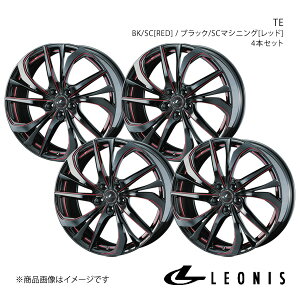 LEONIS/TE GXN@CA 80n zC[ 4{Zbg 0038779×4y18×7.0J 5-114.3 INSET55 BK/SC[RED]z