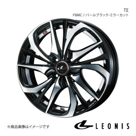 LEONIS/TE ルクラ L450系 アルミホイール1本【15×4.5J 4-100 INSET45 PBMC(パールブラック/ミラーカット)】0038741