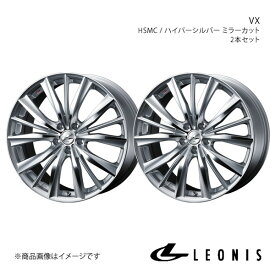 LEONIS/VX アルファード 30系 3.5L車 ～2018/1 アルミホイール2本セット【20×8.5J 5-114.3 INSET35 HSMC】0033291×2