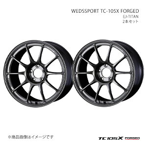 WEDSSPORT TC-105X FORGED EFbYX|[c eB[V[ C`}S GbNX zC[ 2{Zbg 0073964×2 y18×10.0J 5-114.3 INSET20 EJ-TITANz