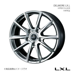 DELMORE LX.L �G���G�b�N�X�G�� �z�C�[�� 1�{�P�i 0039238 �y20×8.5J 5-150 INSET55 HYPER SILVER�z