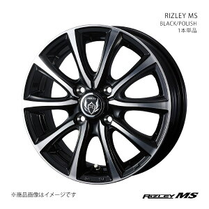 RIZLEY MS Cc[ GGX zC[ 1{Pi 0041638 y13×4.0J 4-100 INSET45 BLACK/POLISHz