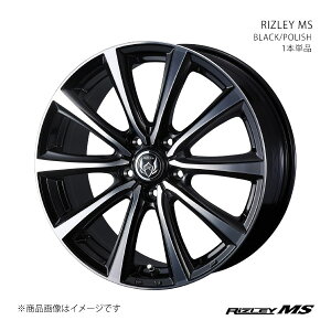 RIZLEY MS Cc[ GGX zC[ 1{Pi 0041648 y16×6.5J 5-114.3 INSET53 BLACK/POLISHz