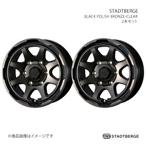 STADTBERGE X^bgxN zC[ 2{Zbg 0041623×2 y15×6.0J 6-139.7 INSET33 BLACK POLISH BRONZE-CLEARz