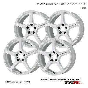 WORK EMOTION T5R g^ mA/HNV[ 2WD DBA-ZRR70G 1䕪 1s[X zC[ 4{ y18×7.5J 5-114.3 +53zACXzCg