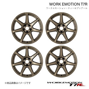 WORK EMOTION T7R AUDI A1 DBA-8XCAX 1s[X zC[ 4{ 1䕪y17×7J 5-100 INSET38 AbVh`^z