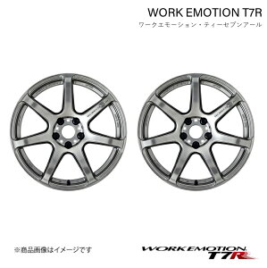 WORK EMOTION T7R g^ mA/HNV[ Ch{fB 2WD DBA-ZRR80W 1s[X zC[ 2{y17×7J 5-114.3 INSET53 O~bgVo[z