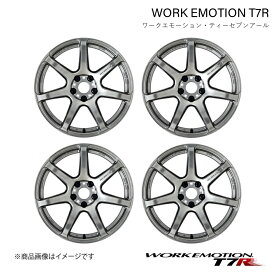 WORK EMOTION T7R ミニ (F60) CROSSOVER COOPER D LDA-YT20 1ピース ホイール 4本 1台分【18×7.5J 5-112 INSET47 グリミットシルバー】