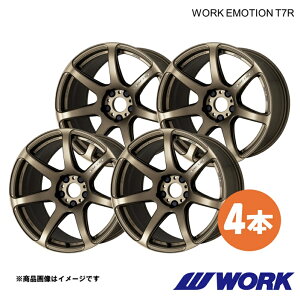 WORK ���[�N �z�C�[�� 4�{ ���[�N�G���[�V����T7R 1�s�[�X ���[�� 5BA-LA850S�y15×5.0J 4-100 INSET45 AHG�zWORK EMOTION T7R