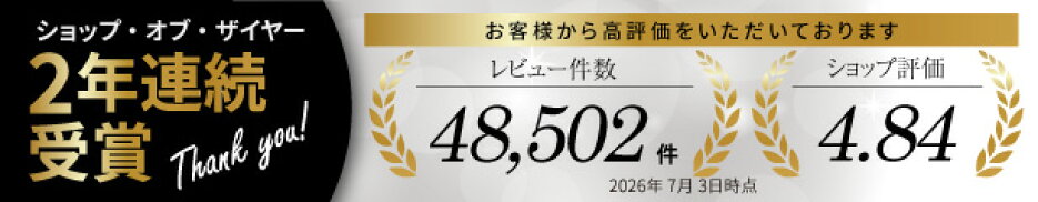 ショップオブザイヤー２年連続受賞