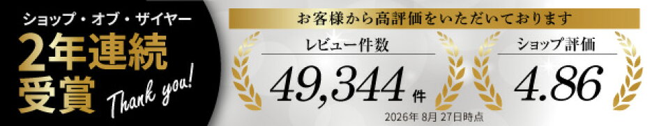 ショップオブザイヤー２年連続受賞