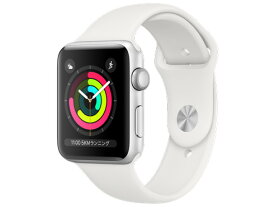 MTF22J/A [ホワイトスポーツバンド] Apple Apple Watch Series 3 GPSモデル 42mm ウェアラブル端末・スマートウォッチ