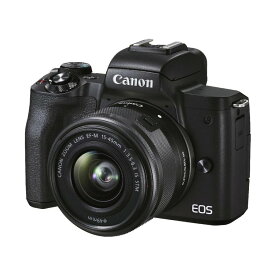EOS Kiss M2 EF-M15-45 IS STM レンズキット [ブラック] キャノン ミラーレス一眼カメラ