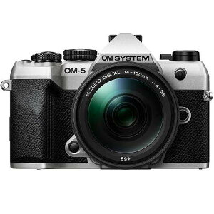OM SYSTEM OM-5 Mark II 14-150mm II �����Y�L�b�g [�V���o�[] OM�f�W�^���\�����[�V�����Y �f�W�^����჌�t�J����
