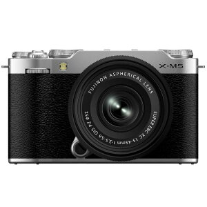 FUJIFILM X-M5 XC15-45mm�����Y�L�b�g [�V���o�[] �x�m�t�C���� X�V���[�Y �f�W�^����჌�t�J����