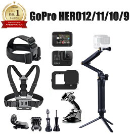 【あす楽対応 365日出荷手続き】GoPro HERO12 HERO11 HERO10 Black HERO9 black を100％使いこなすための入門セット 3Wayグリップ＋アクセサリーキット セルカ棒 自撮り棒 SYH オリジナルセット ゴープロ マウント GoPro12 11 10 9【9】