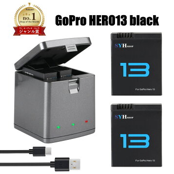 新品未使用】デュアルバッテリーチャージャー（HERO13 Black）《2個 