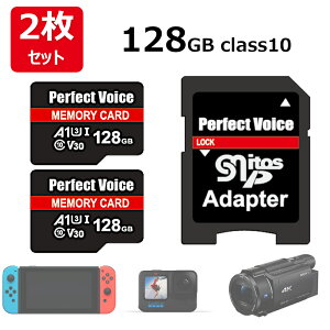 y2ZbgzmicroSDJ[h 128GB ϊA_v^[ vX`bNP[XtmicroSDXC }CNSD UHS-I Class10 U3 e ő J[h Switch GoPro 4KnfB[J mF ϊA_v^t 