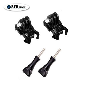 GoPro�p�A�N�Z�T���[�Z�b�g �x�[�X�}�E���g �A�_�v�^�[ ABS���� 2���N�C�b�N�����[�X�o�b�N���}�E���g 2���l�W �˂��� GoPro Hero12/11/10/9/8/7/6/5/AKASO/DJI Osmo Action �A�N�V�����J���� �A�N�Z�T���[