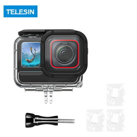 TELESIN insta360 ace pro 2 / insta360 ace pro 防水深さ45M 防水ケース 水中撮影 防水ハウジングケース ダイブハウジング 水深ダイビング 防水 防塵 ダイビング 水中撮影 アクセサリー 耐圧性 落下防止 取付け簡単 ダイビング保護カバー 水中撮影用